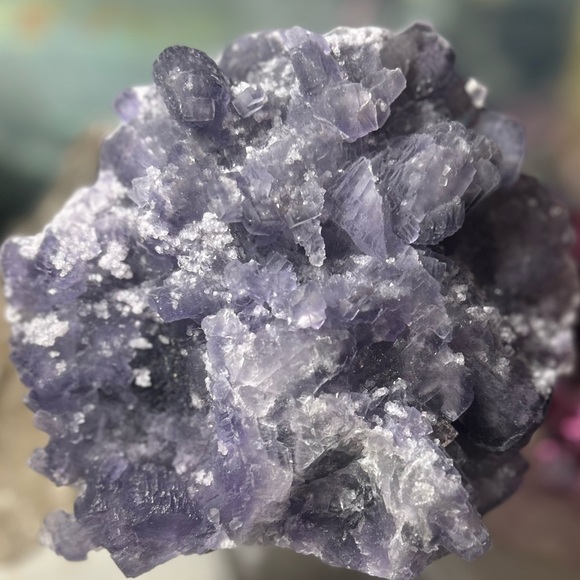 Purple Fujian Fluorite 3+ pounds - Picture 11 of 12